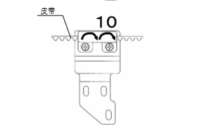 雙開玻璃草莓无码视频皮帶安裝說明